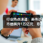 行业热点速递：英伟达市值飙升1万亿元，歌尔新一代扬声器发布，斗鱼商业化转型加速