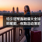 特步冠军跑鞋爆火全球明星圈,夜跑活动落地成都再掀热潮(图2) 特步冠军跑鞋爆火全球明星圈,夜跑活动落地成都再掀热潮(图2)
