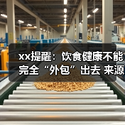 xx提醒：饮食健康不能完全“外包”出去