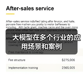 大模型在多个行业的应用场景和案例(图2) 大模型在多个行业的应用场景和案例(图2)