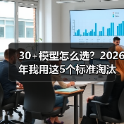 30+模型怎么选?2026年我用这5个标准淘汰了90%的选项(图1) 30+模型怎么选?2026年我用这5个标准淘汰了90%的选项(图1)
