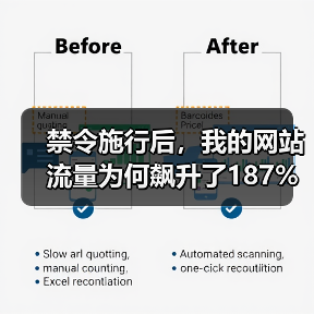 禁令施行后,我的网站流量为何飙升了187%?(图4) 禁令施行后,我的网站流量为何飙升了187%?(图4)