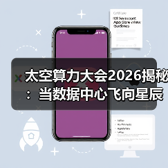 太空算力大会2026揭秘:当数据中心飞向星辰大海(图3) 太空算力大会2026揭秘:当数据中心飞向星辰大海(图3)