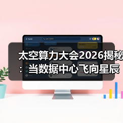 太空算力大会2026揭秘:当数据中心飞向星辰大海(图1) 太空算力大会2026揭秘:当数据中心飞向星辰大海(图1)