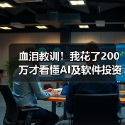 血泪教训!我花了200万才看懂AI及软件投资论坛的3个核心秘密(图2) 血泪教训!我花了200万才看懂AI及软件投资论坛的3个核心秘密(图2)