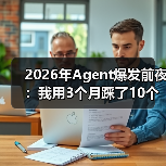 2026年Agent爆发前夜:我用3个月踩了10个坑,终于搞懂什么是真正的智能体(图4) 2026年Agent爆发前夜:我用3个月踩了10个坑,终于搞懂什么是真正的智能体(图4)