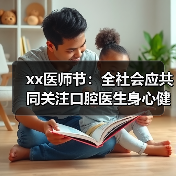 xx医师节:全社会应共同关注口腔医生身心健康 来源:互联网 2025-08-19(图1) xx医师节:全社会应共同关注口腔医生身心健康 来源:互联网 2025-08-19(图1)