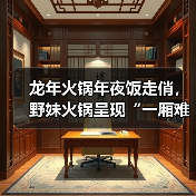 龙年火锅年夜饭走俏，野妹火锅呈现“一厢难求”的火爆盛况（图4）