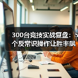 300台竞技实战复盘：5个反常识操作让胜率飙升87%（图2）