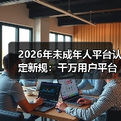 2026年未成年人平台认定新规：千万用户平台如何扛起责任大旗？