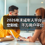 2026年未成年人平台认定新规:千万用户平台如何扛起责任大旗?(图3) 2026年未成年人平台认定新规:千万用户平台如何扛起责任大旗?(图3)
