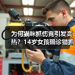 为何猫咪抓伤竟引发高热？14岁女孩确诊猫抓病（图2）