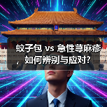 蚊子包 vs 急性荨麻疹,如何辨别与应对?(图1) 蚊子包 vs 急性荨麻疹,如何辨别与应对?(图1)