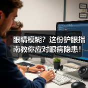 眼睛模糊？这份护眼指南教你应对眼病隐患！