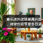 麦乐送外送场景再升级，萌宠也能享受冬日温暖？（图4）