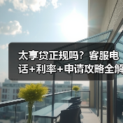 太享贷正规吗？客服电话+利率+申请攻略全解析（图4）