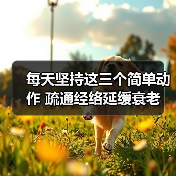每天坚持这三个简单动作 疏通经络延缓衰老