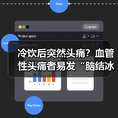 冷饮后突然头痛？血管性头痛者易发“脑结冰（图3）