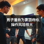 男子擅自为妻割痔疮，操作风险极大