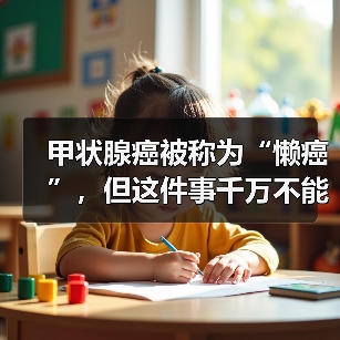 甲状腺癌被称为“懒癌”，但这件事千万不能懒 | 肿瘤防治早知道 来源：互联网 2026-04-23