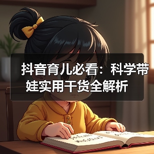 抖音育儿必看:科学带娃实用干货全解析(图2) 抖音育儿必看:科学带娃实用干货全解析(图2)