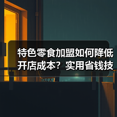 特色零食加盟如何降低开店成本?实用省钱技巧(图1) 特色零食加盟如何降低开店成本?实用省钱技巧(图1)