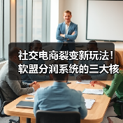 社交电商裂变新玩法！软盟分润系统的三大核心逻辑