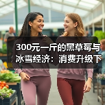 300元一斤的黑草莓与冰雪经济:消费升级下的“情绪价值”之战(图4) 300元一斤的黑草莓与冰雪经济:消费升级下的“情绪价值”之战(图4)