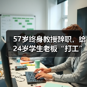 57岁终身教授辞职,给24岁学生老板“打工”(图4) 57岁终身教授辞职,给24岁学生老板“打工”(图4)