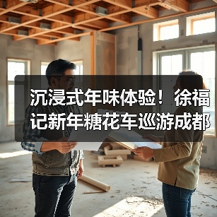 沉浸式年味体验!徐福记新年糖花车巡游成都,1亿颗糖传递新年福气(图1) 沉浸式年味体验!徐福记新年糖花车巡游成都,1亿颗糖传递新年福气(图1)