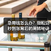 急用钱怎么办?微粒贷秒到账背后的周转秘诀(图2) 急用钱怎么办?微粒贷秒到账背后的周转秘诀(图2)