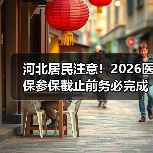 河北居民注意!2026医保参保截止前务必完成(图3) 河北居民注意!2026医保参保截止前务必完成(图3)