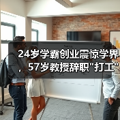 24岁学霸创业震惊学界,57岁教授辞职 24岁学霸创业震惊学界,57岁教授辞职
