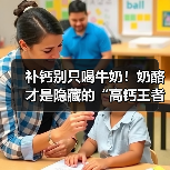 补钙别只喝牛奶!奶酪才是隐藏的“高钙王者(图4) 补钙别只喝牛奶!奶酪才是隐藏的“高钙王者(图4)