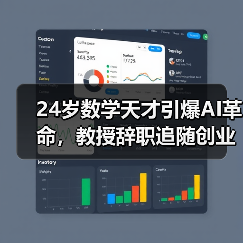 24岁数学天才引爆AI革命,教授辞职追随创业之路(图1) 24岁数学天才引爆AI革命,教授辞职追随创业之路(图1)