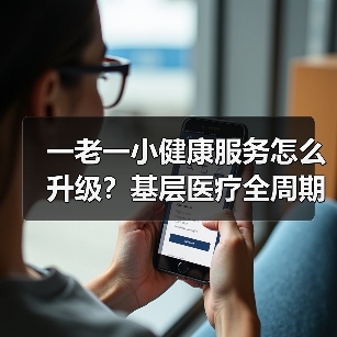 一老一小健康服务怎么升级?基层医疗全周期管理新思路(图2) 一老一小健康服务怎么升级?基层医疗全周期管理新思路(图2)