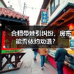 合租带娃引纠纷，房东能否依约劝退？