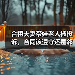 合租夫妻带娃老人被投诉,合同该遵守还是邻里?(图3) 合租夫妻带娃老人被投诉,合同该遵守还是邻里?(图3)