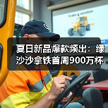 夏日新品爆款频出:绿沙沙拿铁首周900万杯售罄,联名周边引发抢购热潮(图4) 夏日新品爆款频出:绿沙沙拿铁首周900万杯售罄,联名周边引发抢购热潮(图4)