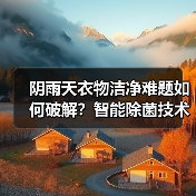 阴雨天衣物洁净难题如何破解？智能除菌技术解析（图4）