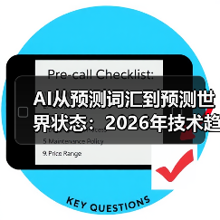AI从预测词汇到预测世界状态：2026年技术趋势全解析