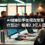 AI健康助手如何改变医疗互动？每周2.3亿人咨询背后的机遇与挑战