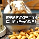 孩子胳膊红点竟是猫抓病?撸猫后务必洗手!(图1) 孩子胳膊红点竟是猫抓病?撸猫后务必洗手!(图1)