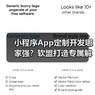 小程序App定制开发哪家强？软盟打造专属解决方案