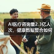 AI医疗咨询量2.3亿人次,健康数据整合如何提升服务?(图1) AI医疗咨询量2.3亿人次,健康数据整合如何提升服务?(图1)