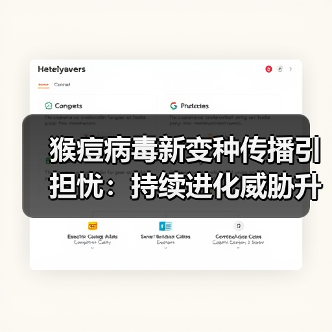 猴痘病毒新变种传播引担忧:持续进化威胁升级?(图3) 猴痘病毒新变种传播引担忧:持续进化威胁升级?(图3)