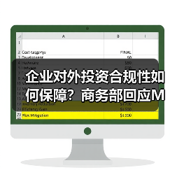 企业对外投资合规性如何保障?商务部回应Meta收购Manus(图1) 企业对外投资合规性如何保障?商务部回应Meta收购Manus(图1)