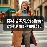 哥特暗黑风穿搭指南:玩转暗夜魅力的技巧(图3) 哥特暗黑风穿搭指南:玩转暗夜魅力的技巧(图3)
