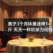 男子3个月体重速降14斤 天天一杯奶茶为何越喝越瘦? 来源:互联网 2025-11-14(图3) 男子3个月体重速降14斤 天天一杯奶茶为何越喝越瘦? 来源:互联网 2025-11-14(图3)