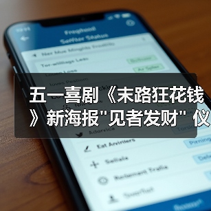五一喜剧《末路狂花钱》新海报 五一喜剧《末路狂花钱》新海报